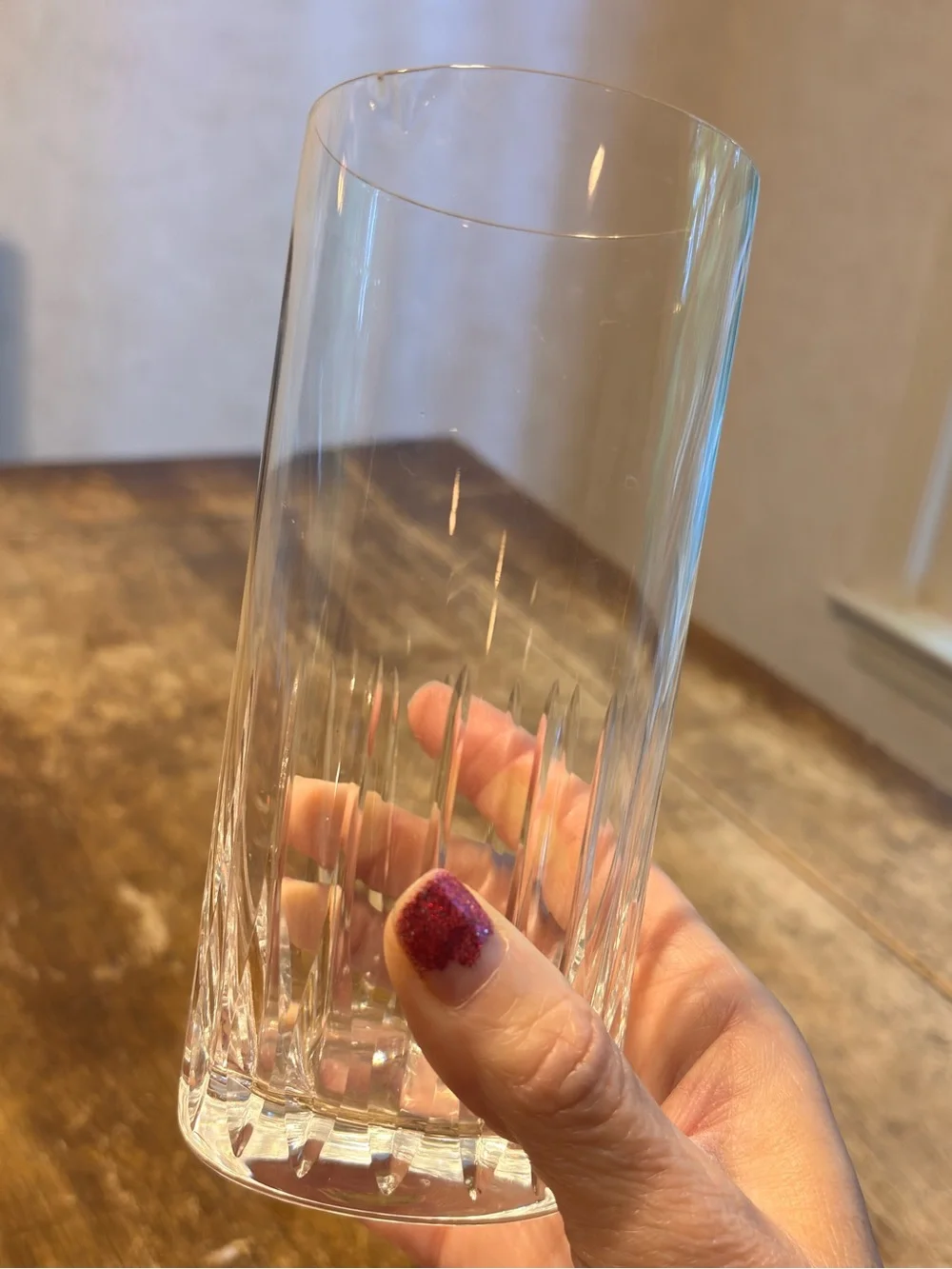 Crystal cocktail mixing glass bar mixer mixing beaker diamond cut